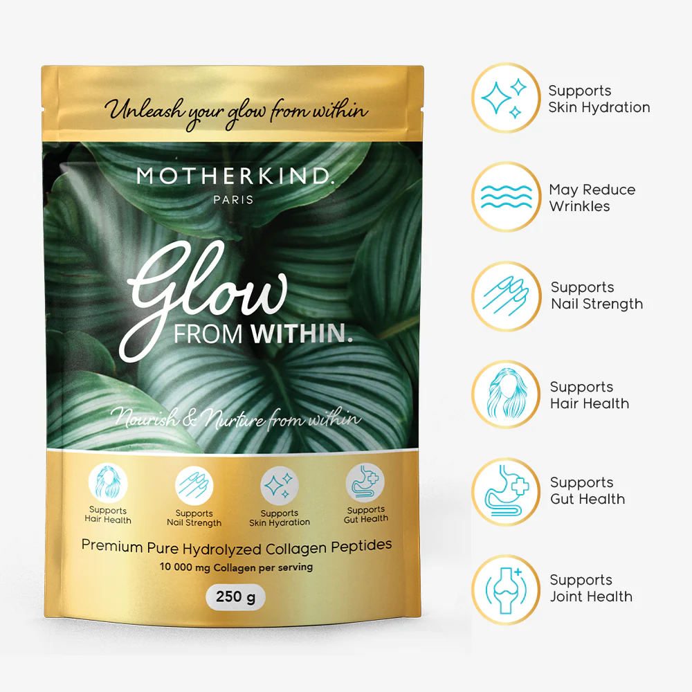 Motherkind Glow From Within Collagen Peptides 250g